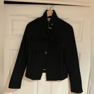 Banana Republic Black Utility Blazer/Jacket. Size 6
